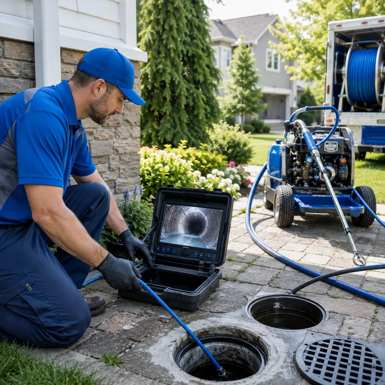 Outdoor drain cleaning professionals serving Elk Horn, IA